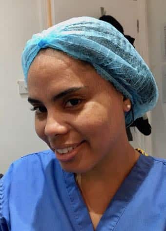 womens hair surgery nurse